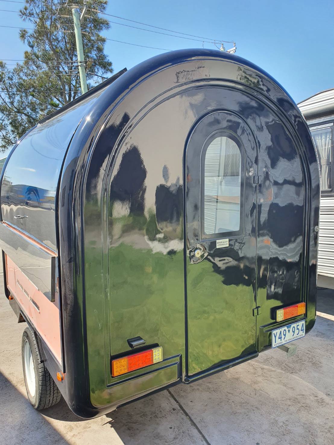 Food van all shiny and ready to impress