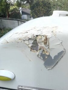 How do I arrange for an insurance repair? That's gotta hurt!