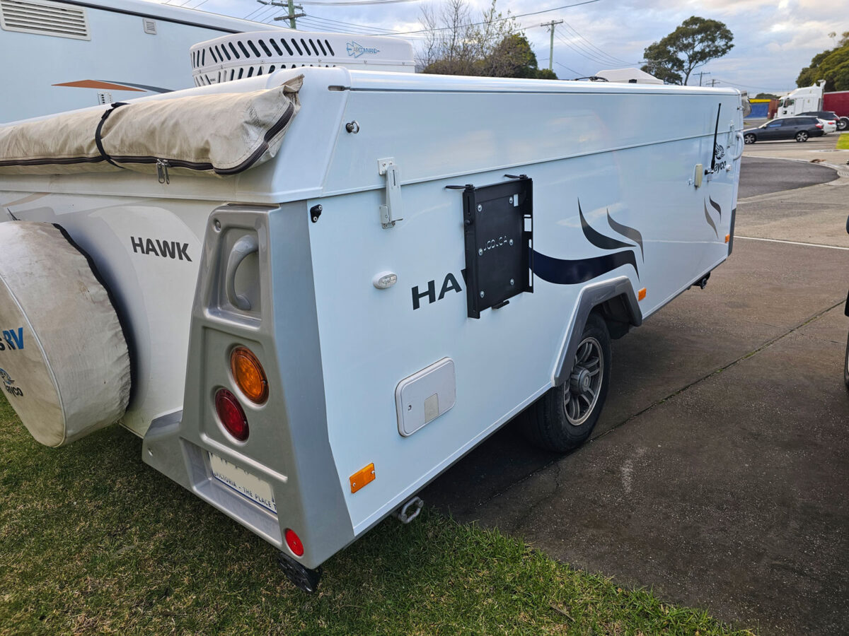 Caravan After Fiberglass Repair No More Damage