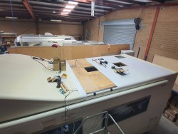 That's starting to look good Motorhome RV repairs - almost done